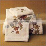 pure cotton embroidery bath towel