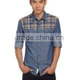 2014 Design Long Sleeve Shirt Men's Jean Shirt Polo Shirt thumbnail-1