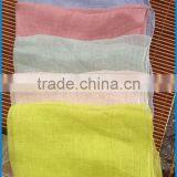 High Quality Solid Colour Lady's Fashionable Linen Scarf thumbnail-5