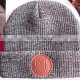 Custom Acrylic Knit Speckled Beanie Hat