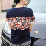 Peijiaxin Fashion Design Casual Style Flag Montaged T Shirt With Wholesale Price thumbnail-5