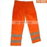 EN471-2008 Cotton/Polyester 60/40 Weight 230 g/m3 Fireman Safety Reflective Trousers