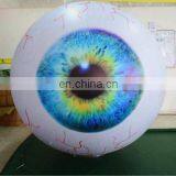 Giant hanging 2m inflatable eye ball for halloween decoration