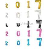 Birthday Wedding Party Supplies Decorations Helium Foil Digital Balloons Gold Silver Foil Number Balloons thumbnail-3