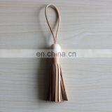 Genuine Leather Accessories Log Beads Pure Handmade Korean Wax Rope Pendant thumbnail-5