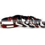 Stainless Steel Iron Sheet Word Carved Pet Collar Leather Leash Training Dog Rope Pet Neck Chain Pet Supplies thumbnail-7