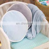 Cheap Wholesale Grey Plush Decoration Pillows Round Cake Stuffed Chair Pad Round Car Seat Cushion Pillow thumbnail-4