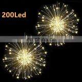 200 LED Copper Wire Firework Lights,Battery Operated Starburst Light With Remote,8 Modes String Fairy Lights thumbnail-5