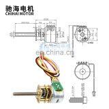 Chihai Motor CHS-GM12-15BY M3 20mm Threaded Shaft 2 Phase 4 Wire Stepper Motor for Robot thumbnail-5