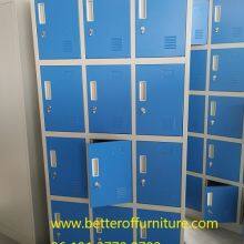 Durable Storage Furniture Gym Locker/Staff Locker/Steel Locker Blue and Gray Color 6 Door thumbnail-2