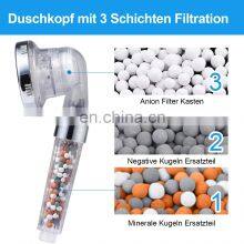 Handheld Ionic Shower Head High Pressure Water Saving Filter 3-Layer Filtration Hand Shower thumbnail-2
