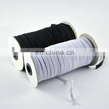 Adjustable High Quality Polyester Spandex Flat 1/4 Inch Elastic Bands For Masks Rope