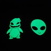 Luminous Sticker Glow-In-The-Dark Numbers Aliens Custom Vinyl Glow In The Dark Sticker thumbnail-1