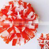 Plastic White Mix Red Pom Pom