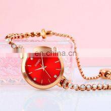 Fashion Skmei Elegant 1854 Rose Gold Lady Diamond Brilliant Bracelet Watch thumbnail-2