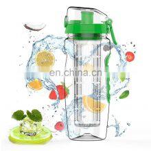 2021 BPA Free Juicer Water Bottle With Infuser Fruit Tritan Water Bottle Drinking Shaker Cup Bottles thumbnail-4