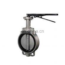 Various Sizes COVNA DN150 6 Inch PN16 NBR Rubber Seat Wafer Type Bare Shaft Stainless Steel Handle Butterfly Valve Upvc/brass/stainless/ thumbnail-1