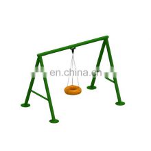 Children Outdoor Playground Swing With Tyre Seat