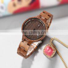 GOHUOS 16059 Mens Women Wood Watches Charm Quartz Analog Casual Bamboo Watch Male thumbnail-4