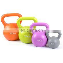 High Quality Factory Fitness Wholesale Custom Cast 10kg Competition PE Cement Kettlebell