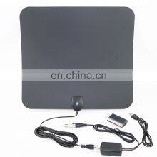 50 Miles Amplified HDTV Digital Indoor UHF Antenna with Coax Cable