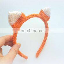 Hot Sale Crochet Fox Hair Accessories, Baby Headband, Hair Bow Vietnam Supplier Cheap Wholesale thumbnail-3
