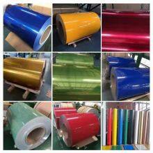 Color Coated Aluminum Roll High Temperature Roller Coating Coating Film Thickness Can be 60um All Kinds of Colors Can be Made to Divide the Strip