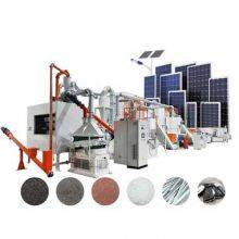 High Efficiency Solar Photovoltaic Panel Recycling Machine Solar Panels Crushing Separating Machine for Recovery Metals