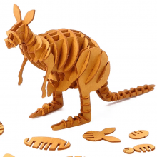 Wholesale 3D Kangaroo Animal Craft Kit Paper Craft Arts and Crafts 3D Puzzles for Kids Education Supplies thumbnail-1