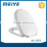 HL-015 MEIYE PP 425*350*73mm Round Soft-closing Toilet Seat Cover Ramp Down Toilet Lid