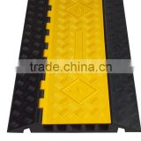 pvc and rubber 5 channel cable protector for truck hose 5 channel rubber cable cross stage cable protector