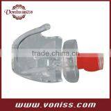 Champagne Bottle Stopper,Wine Bottle Vacuum Saver Sealer Preserver Pump Stopper, Plastic Type, Clear, in Gift Box Packing thumbnail-3