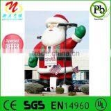 Christmas Inflatable Shapes, Airblown Santa Claus Inflatables for Festive Sales Event