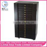 China Factory Large Space Sunglasses Display Cabinet With Drawer And Wheel thumbnail-1