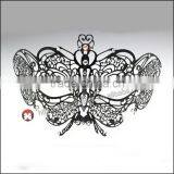 Fandango Women's Swan Metal Filigree Laser Cut Christmas Carnival Mask thumbnail-1