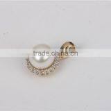 2016 Fresh Water Pearl Pendant Designs 10k Gold With Real Diamond Nacklace thumbnail-4
