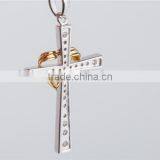 Sterling Silver Heart Cross Pendant for Men Contemporary Pendant Lamp Cheap thumbnail-4