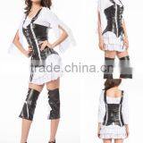 Walson Hot Sale Ladies Pirate Wench Caribbean Buccaneer Beauty Fancy Dress Party Costume thumbnail-2