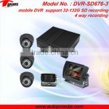 2014 Hot seller Mobile DVR gps navigation system with rearview camera & 7" LCD monitor for various vehicles