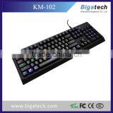 2016 New LED Illuminated Gaming Ergonomic Keyboard USB Multimedia Backlight Backlit Keyboard thumbnail-4