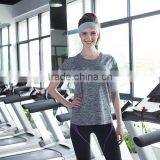 Women Workout Gym Sports Top Fitness Running Yoga T-Shirt thumbnail-3