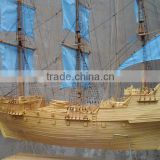 Sailling boat make by wood in Vietnam