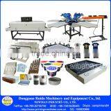 Manual DIY Full Set 6 Color 6 Station T-shirt Silk Screen Printing Machine Kit All Stuff Including