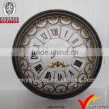 Best Quality Shabby Chic Metal Vintage Decoration Clock Round