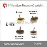 Made In Taiwan Length: 1M x Nail's Dia: 12 mm Nickel Classical Furniture Metal Sofa Staple Nail thumbnail-4
