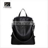 China Supplier Leather Backpack 2016 High Quality Fashion Women Bag Black Leather Backpack