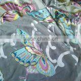 Burn Out Silk Rayon Satin Gerogette Fabrics thumbnail-1