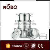 China manufacturer right angle stainless steel pot set