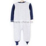 100% Cotton Boy Baby Romper Clothes With Chest Print thumbnail-2