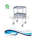 Hot sell stainless steel medical instrument trolley